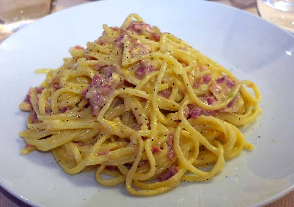 Restaurant Ma Goldo : Spaghetti Carbonara