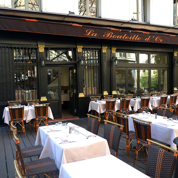 Restaurant La Bouteille d'Or, le resto