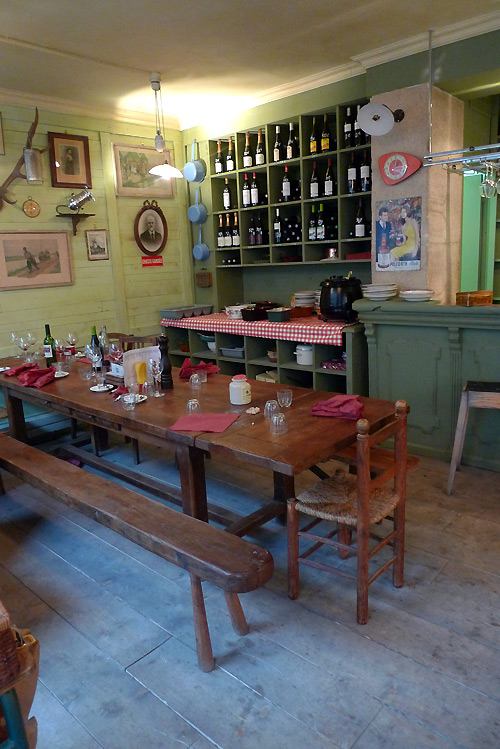 La Cantine des Tontons, Une table d'hôtes du restaurant