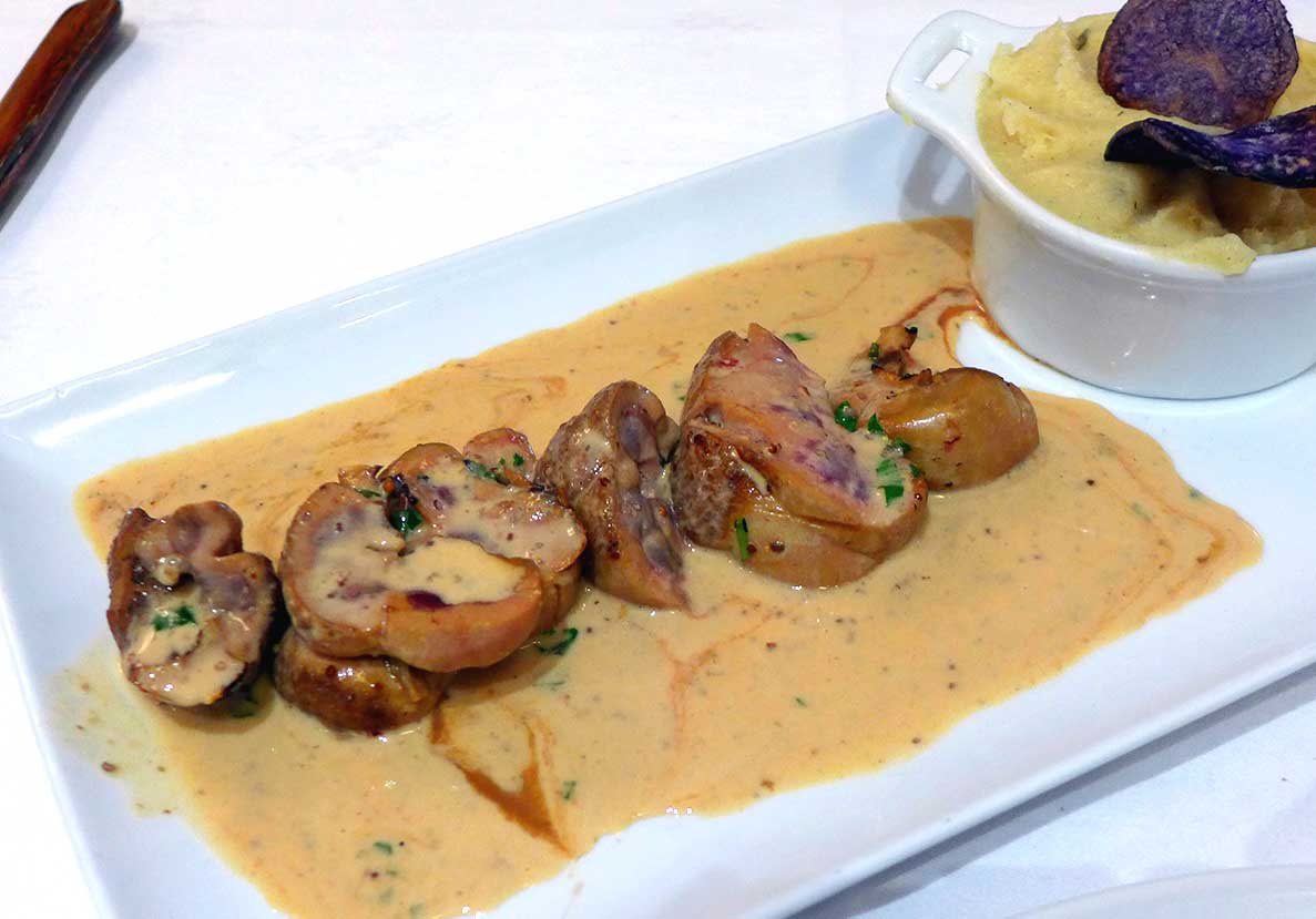 Restaurant LA COUPOLE : Rognon de veau à la Baugé