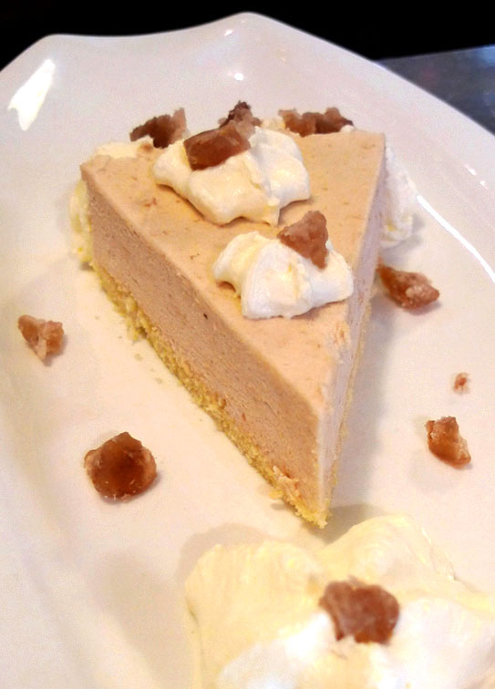 Bistrot La Cuisinière Lyonnaise : Bavarois aux marrons d'Ardèche