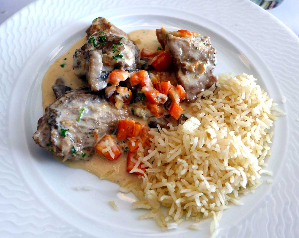 Bistrot La Ferrandaise : blanquette de veau « Ferrandaise »