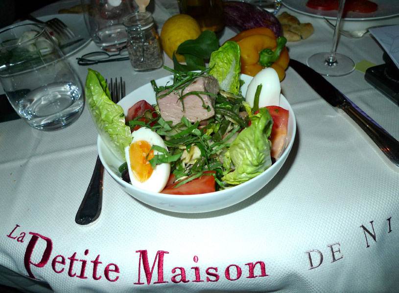 Restaurant La Petite Maison de Nicole, salade de Nice