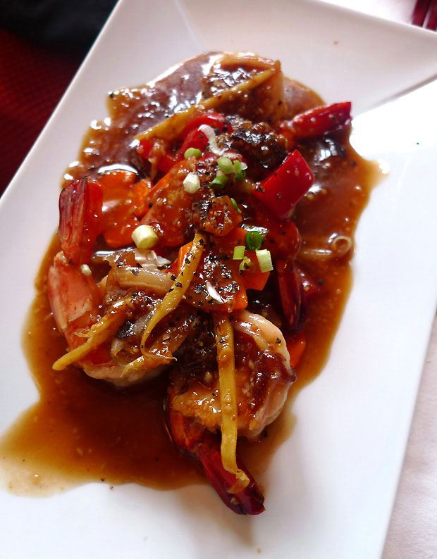 Restaurant La Table du Vietnam crevettes