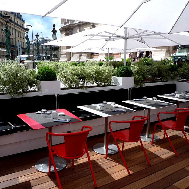 La nouvelle terrasse