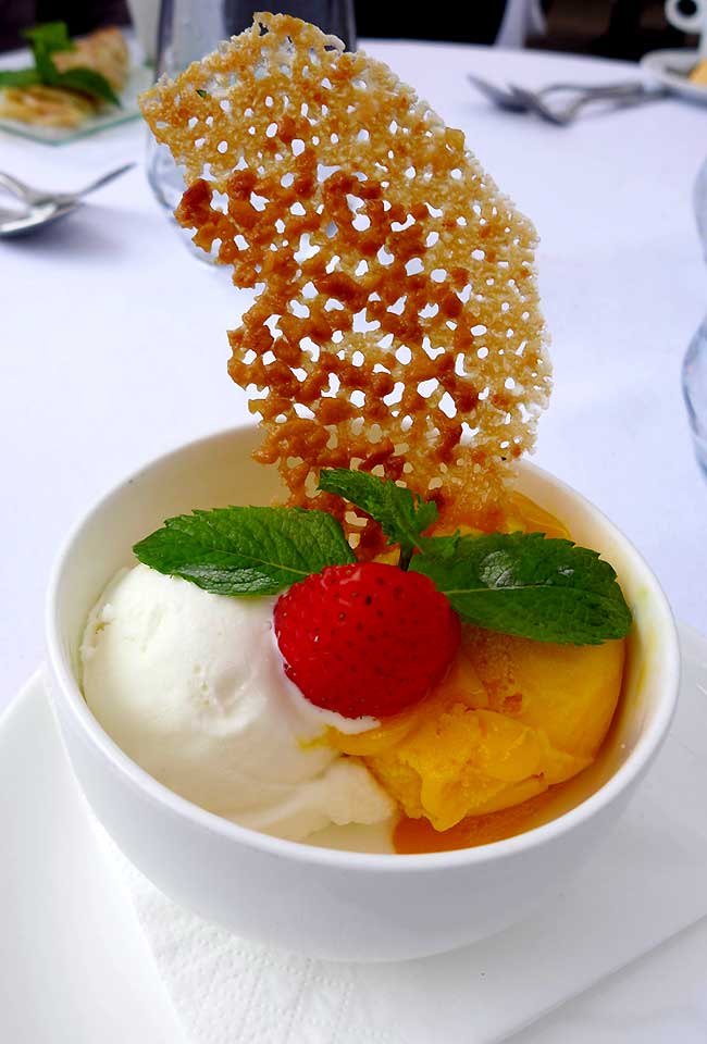 Restaurant Mary Goodnight : Glaces coco et mangue