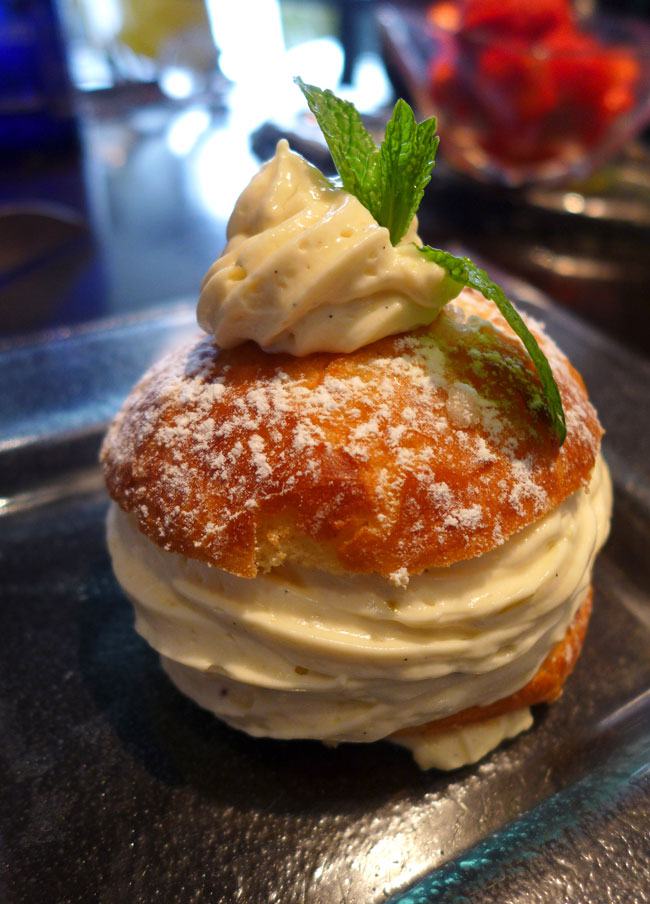 Restaurant L'Affriolé : Tropézienne granité cahaça