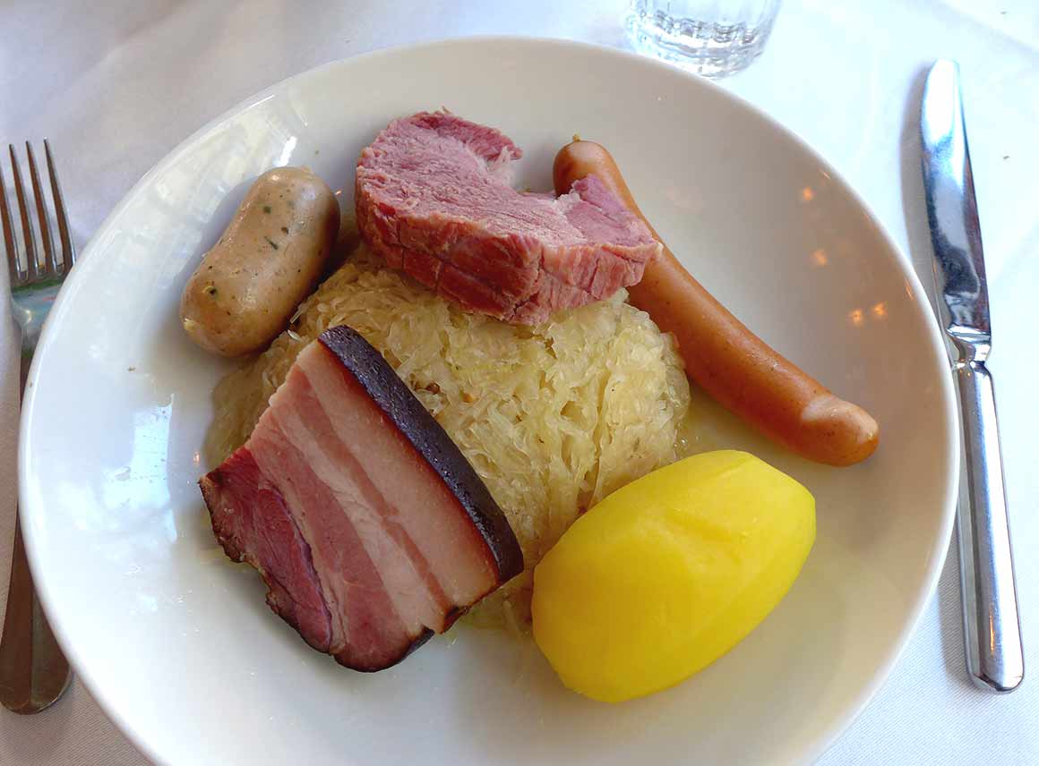 Restaurant L'Alsace, Choucroute 