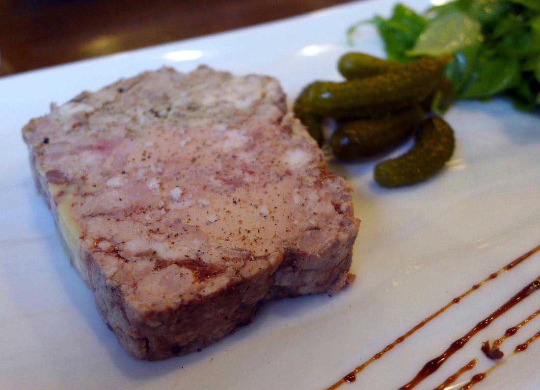 Restaurant L'Ardoise du XV, Terrine de campagne