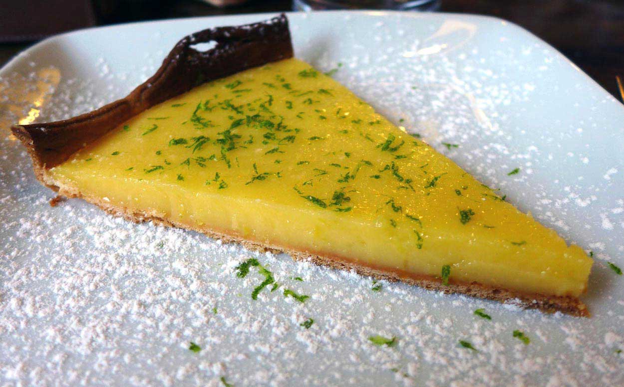 Restaurant L'Ardoise du XV, Tarte au citron