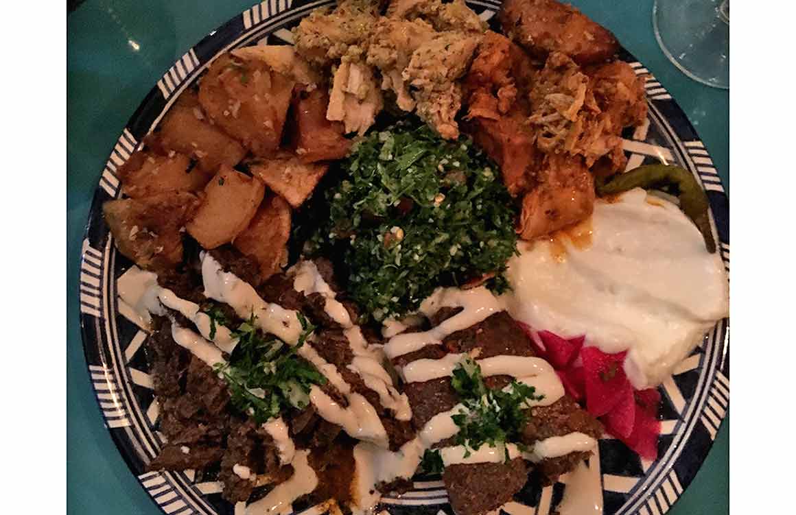 L'Artisan Libanais assiette de viandes