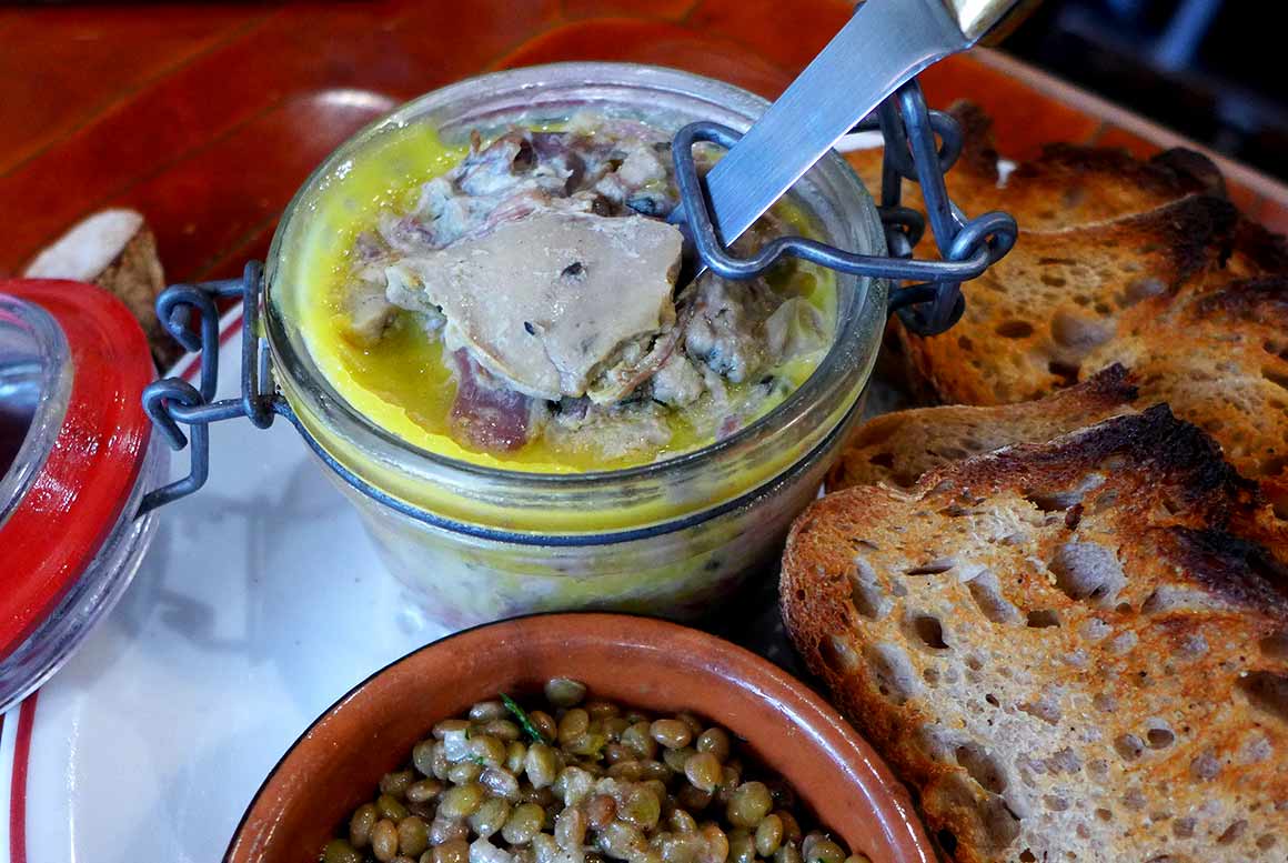 Restaurant L’Assiette : Rillettes de jarret de cochon