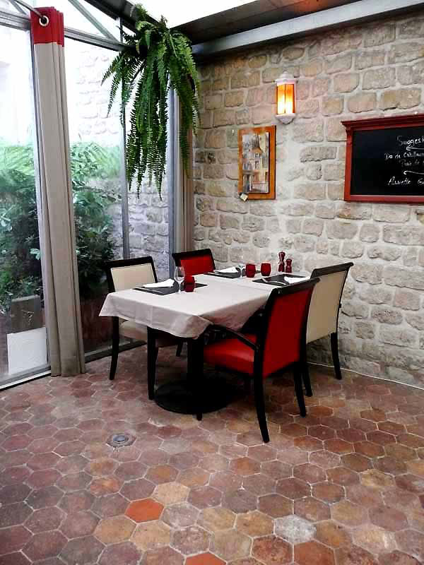 Restaurant l'Atelier des Compères, le patio