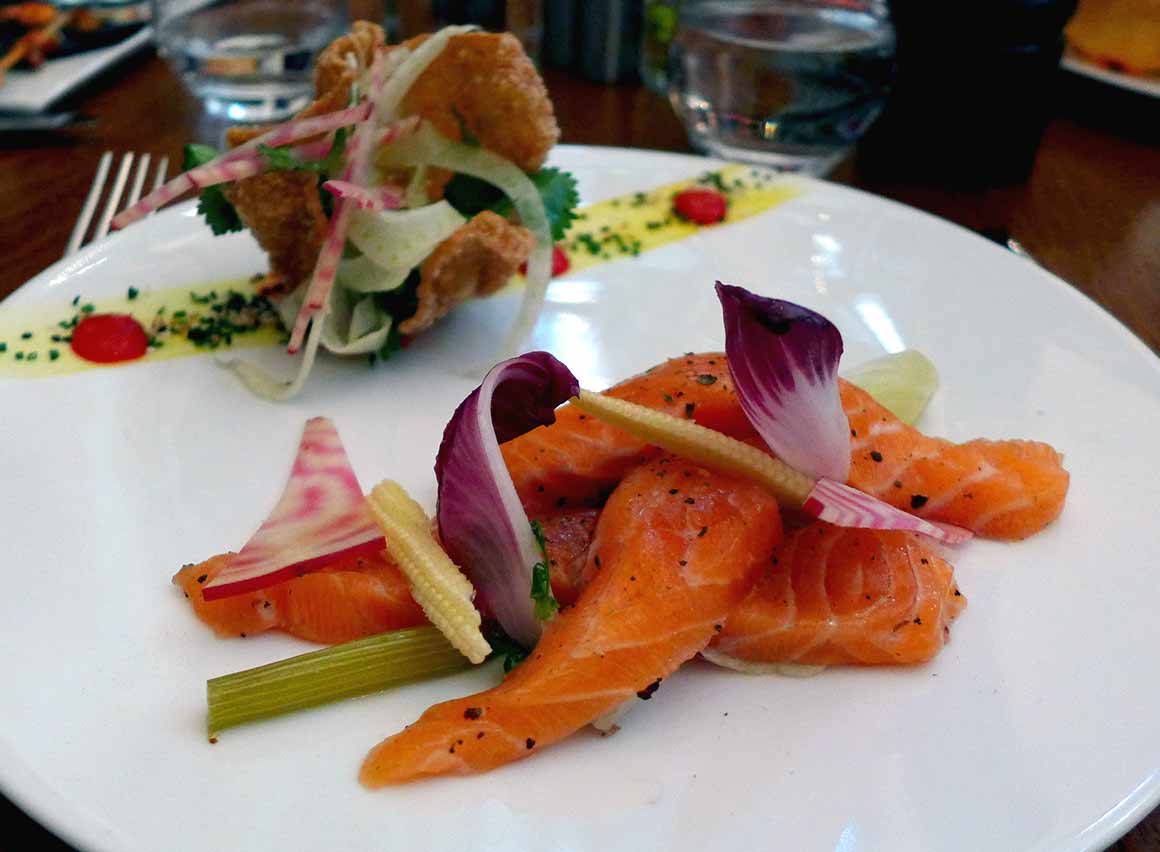 Restaurant Le 141, saumon gravlax