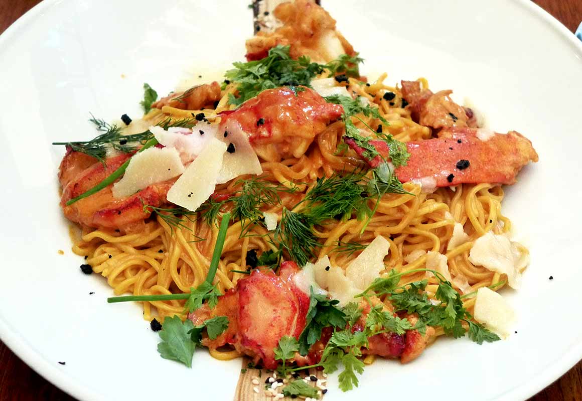 Restaurant Le 141, linguine au homard