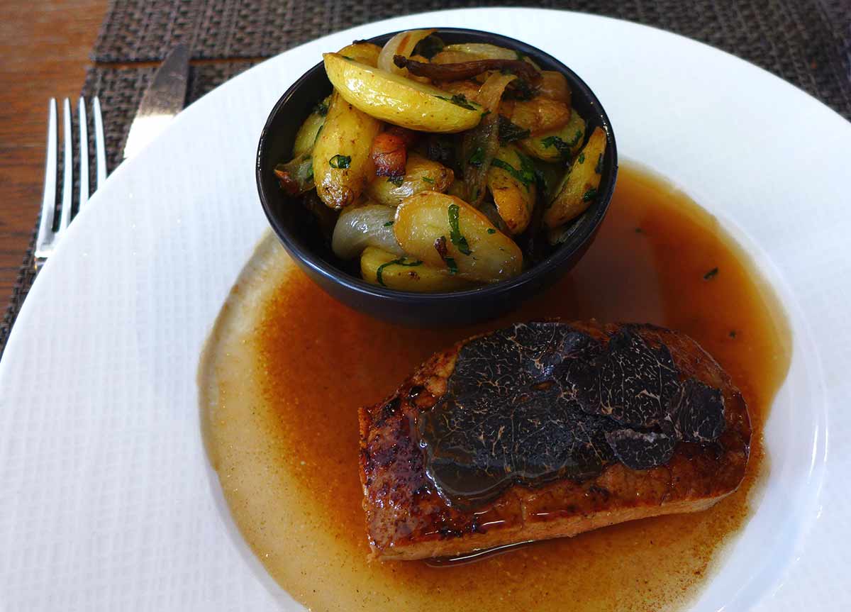 Restaurant Le 41 Pasteur, Pièce de veau et rattes du Touquet