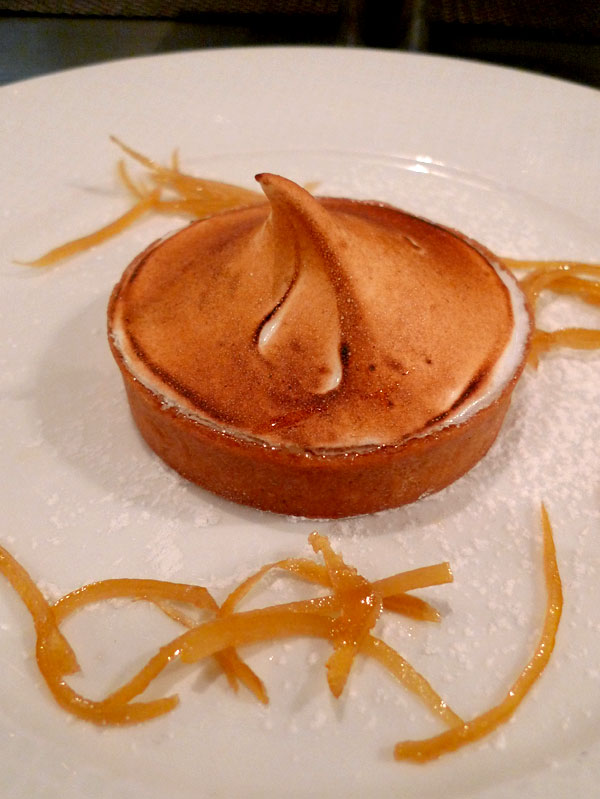 Restaurant Le Bar à Huîtres Ternes : Tarte citron meringuée