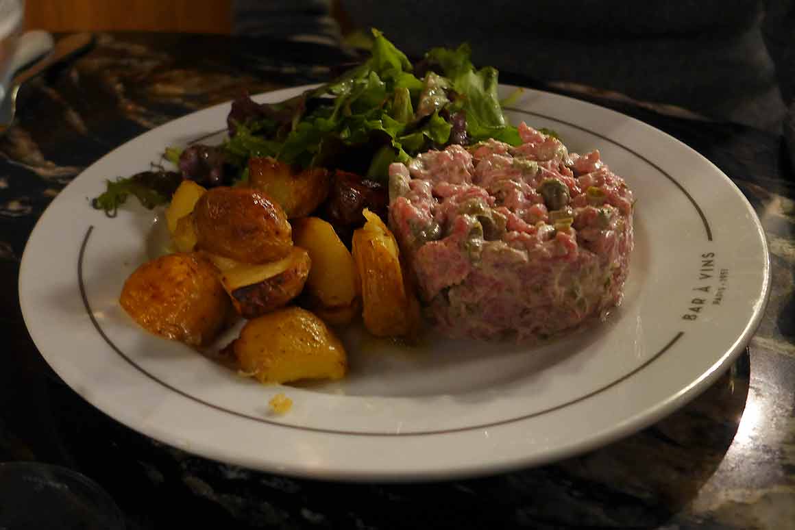 Restaurant L'Ecluse, tartare de saumon