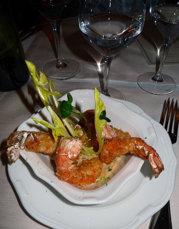 Restaurant Le Beef Club, langoustines bretonnes