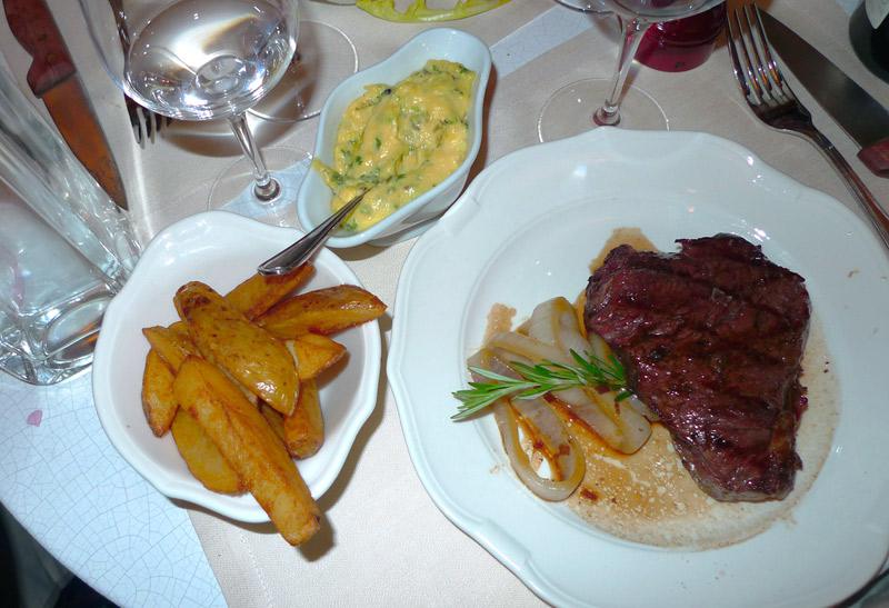 Restaurant Le Beef Club, filet de rumsteck