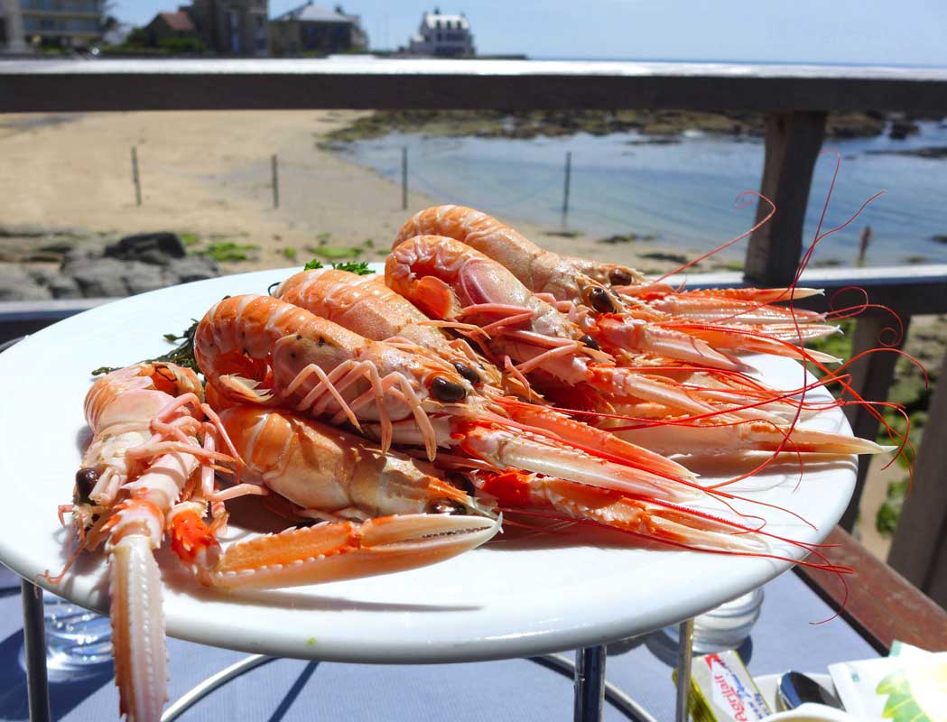 Le Bistrot de l'Océan : Langoustines du Croisic