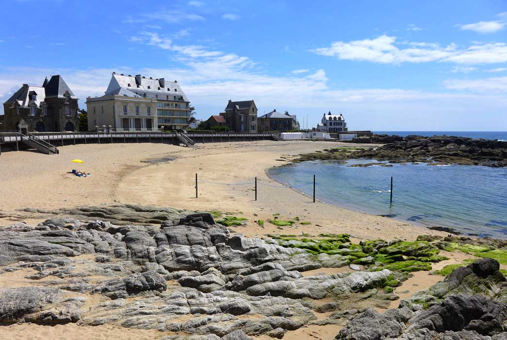 Le Bistrot de l'Océan : Vue sur la plage de Port Lin