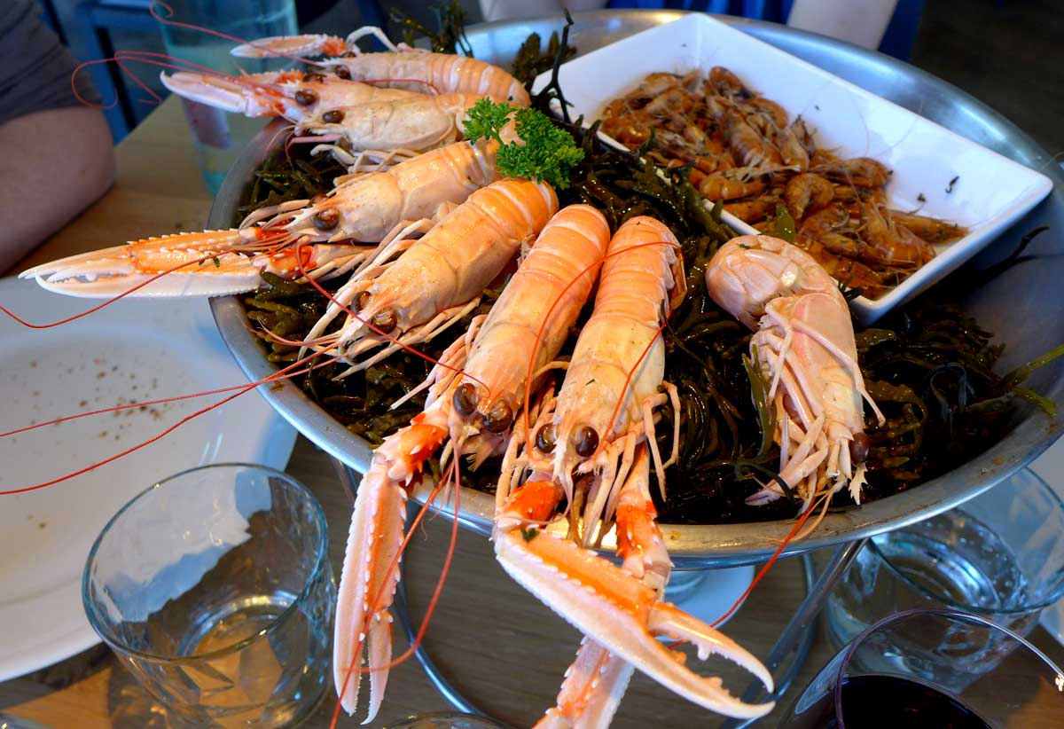 BISTROT DE L’OCEAN : Langoustines et crevettes grises