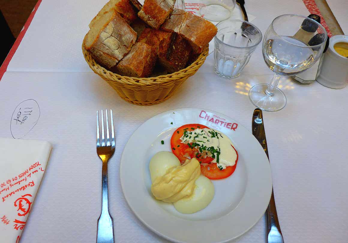 Restaurant Bouillon Chartier, Œuf mayonnaise