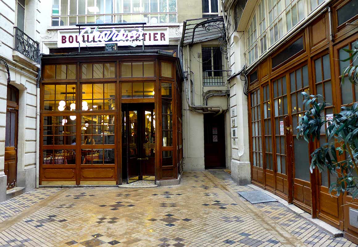 Porte d'entrée du restaurant