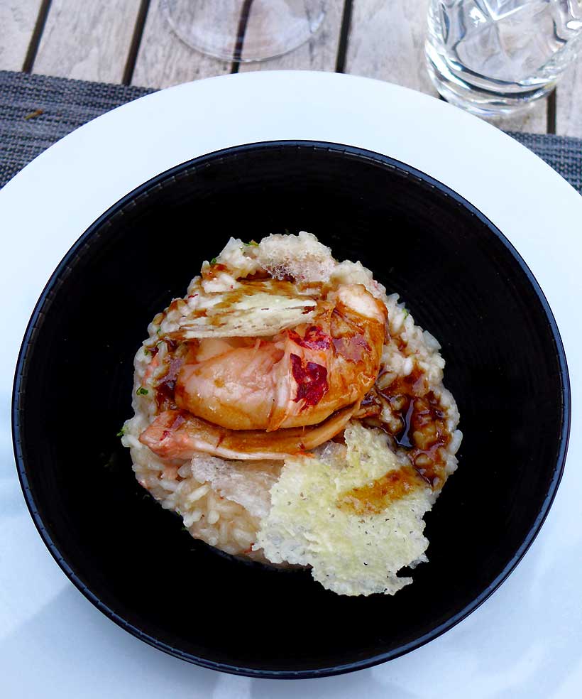 Restaurant Le Château des Tourelles : Risotto de homard