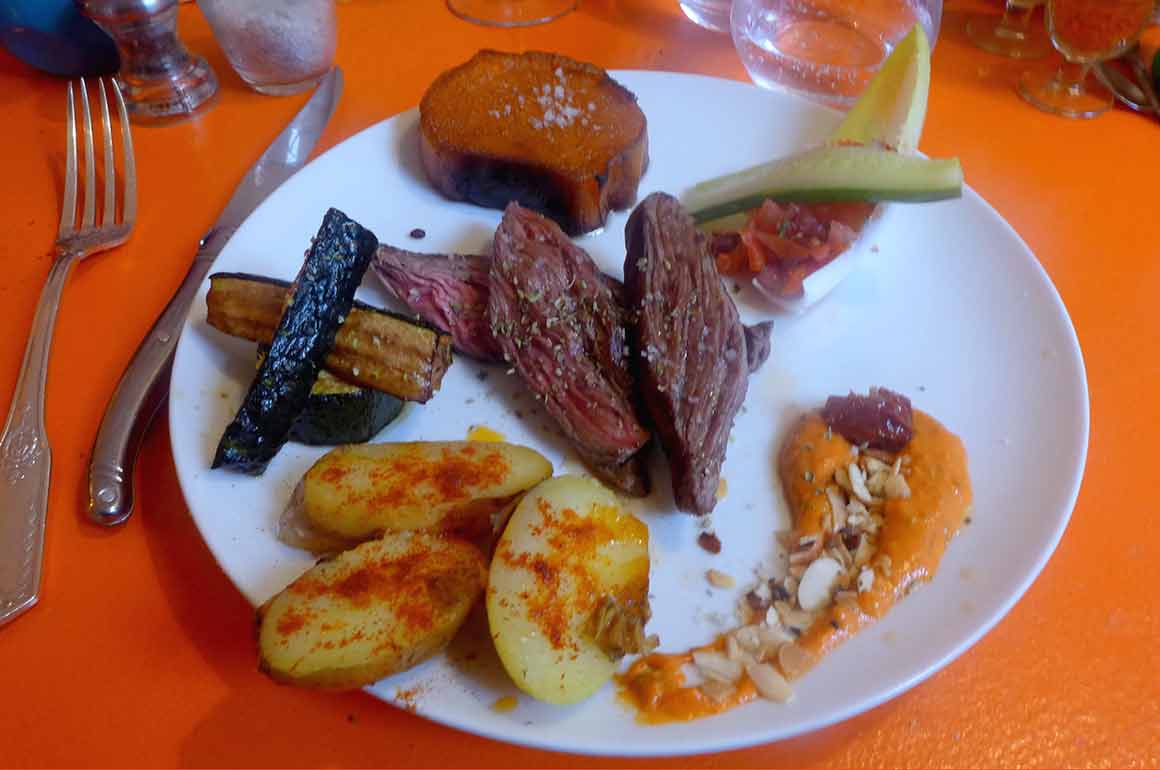 Restaurant Comptoir Montevideo steak de Pulpon