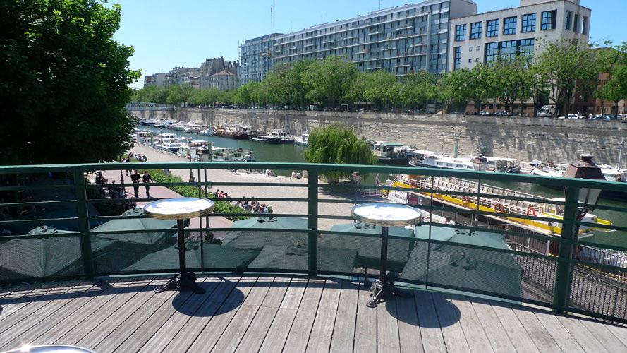 Restaurant Le Grand Bleu, Vue sur le port