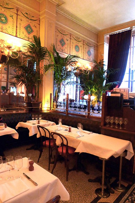 Restaurant Le Grand Colbert, la salle