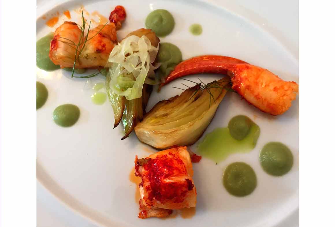 Restaurant Laurent, Homard au beurre coraillé