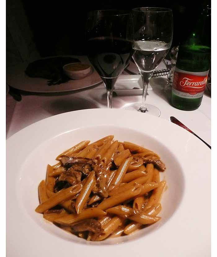 Restaurant Le Lup : Penne aux cèpes