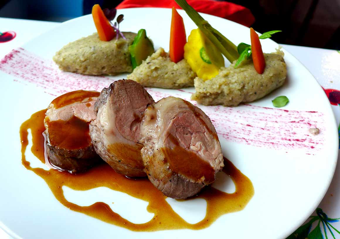 Café Colette : Selle d'agneau avec purée