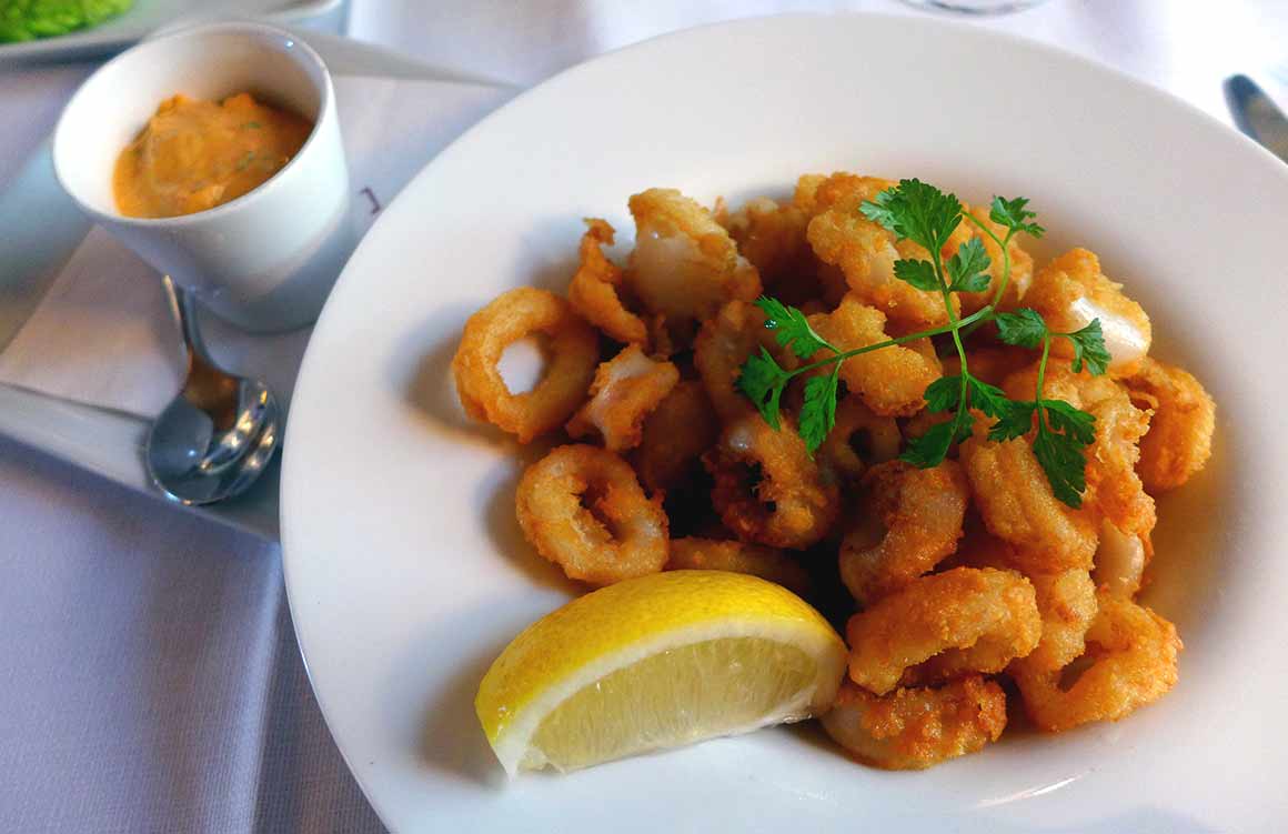 Brasserie Le Murat, Calamars frits creamy spicy