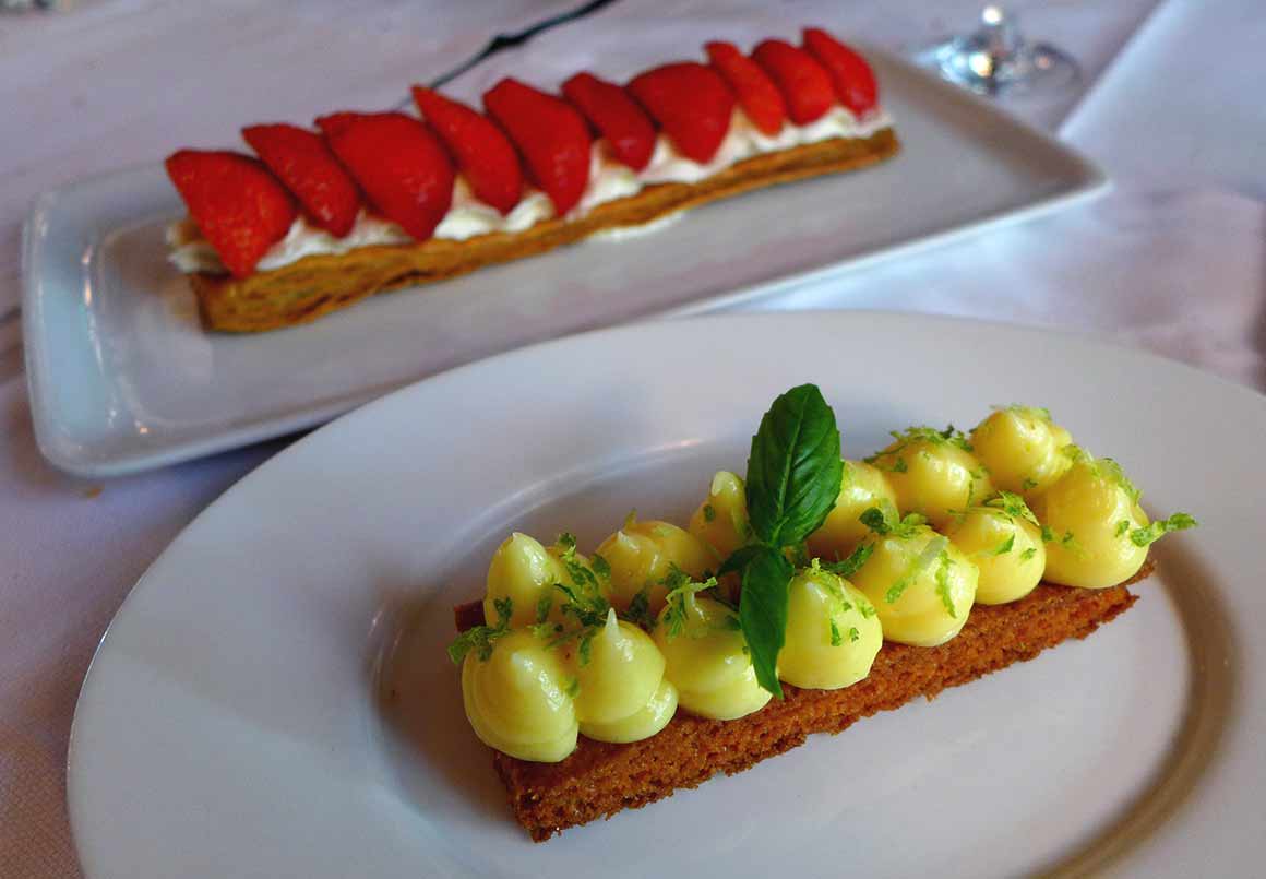 Brasserie Le Murat, Feuilleté aux fraises