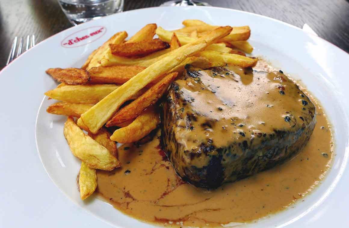 Auberge D' Chez Eux, filet de boeuf 