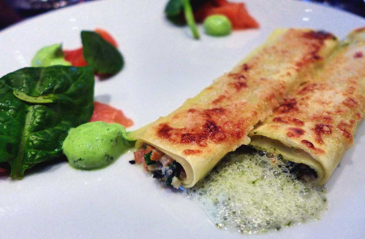Restaurant Le Petit Bordelais : Cannelloni de saumon fumé
