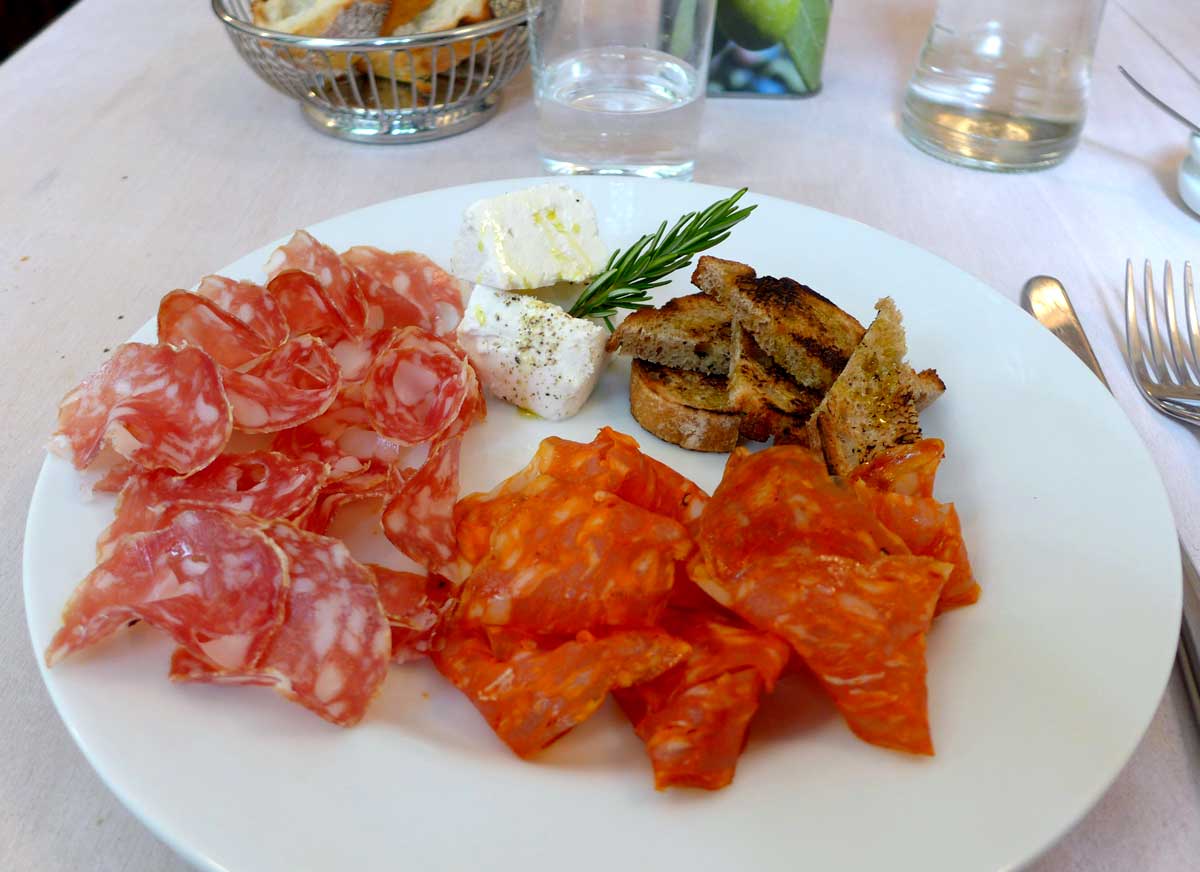 Restaurant Le Petit Capri Bazar : Salame piacentino