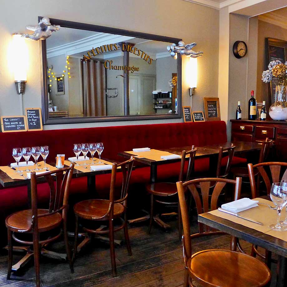 Restaurant Le Petit Champerret, La salle