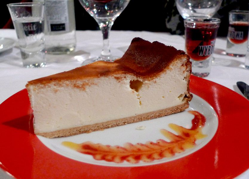Restaurant Le Petit Daru, gâteau au fromage