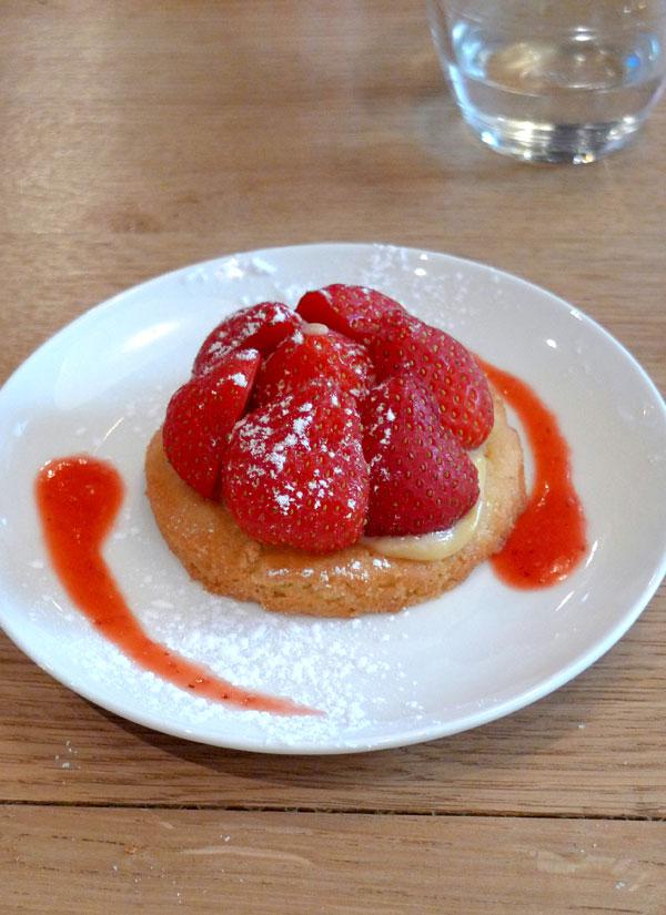 Restaurant Le Petit Pan, tarte aux fraises