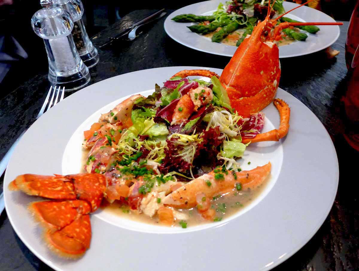 Restaurant LE PETIT PERGOLÈSE : Salade de homard