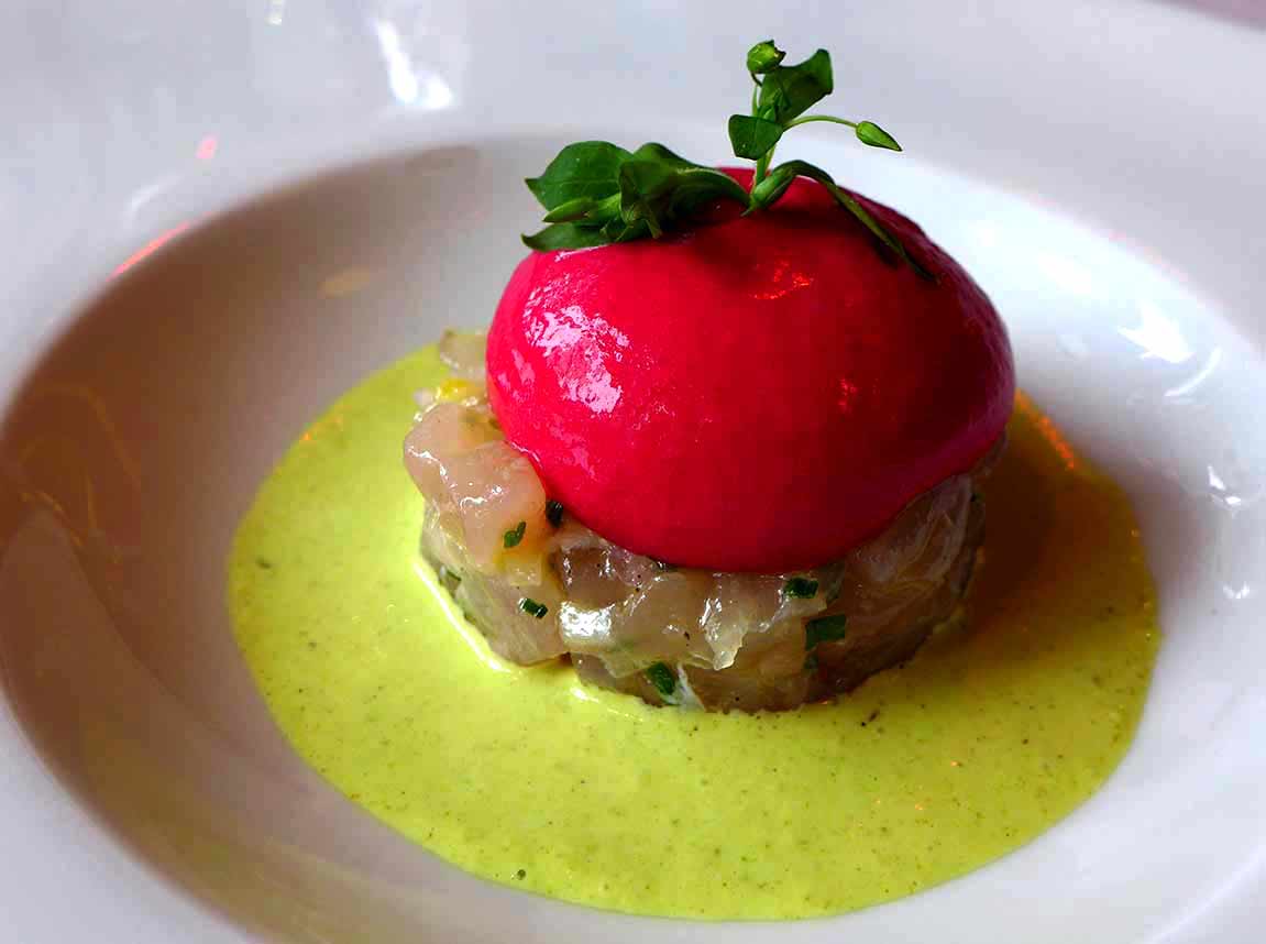 Restaurant Le Petit Sommelier, Tartare de dorade au citron vert