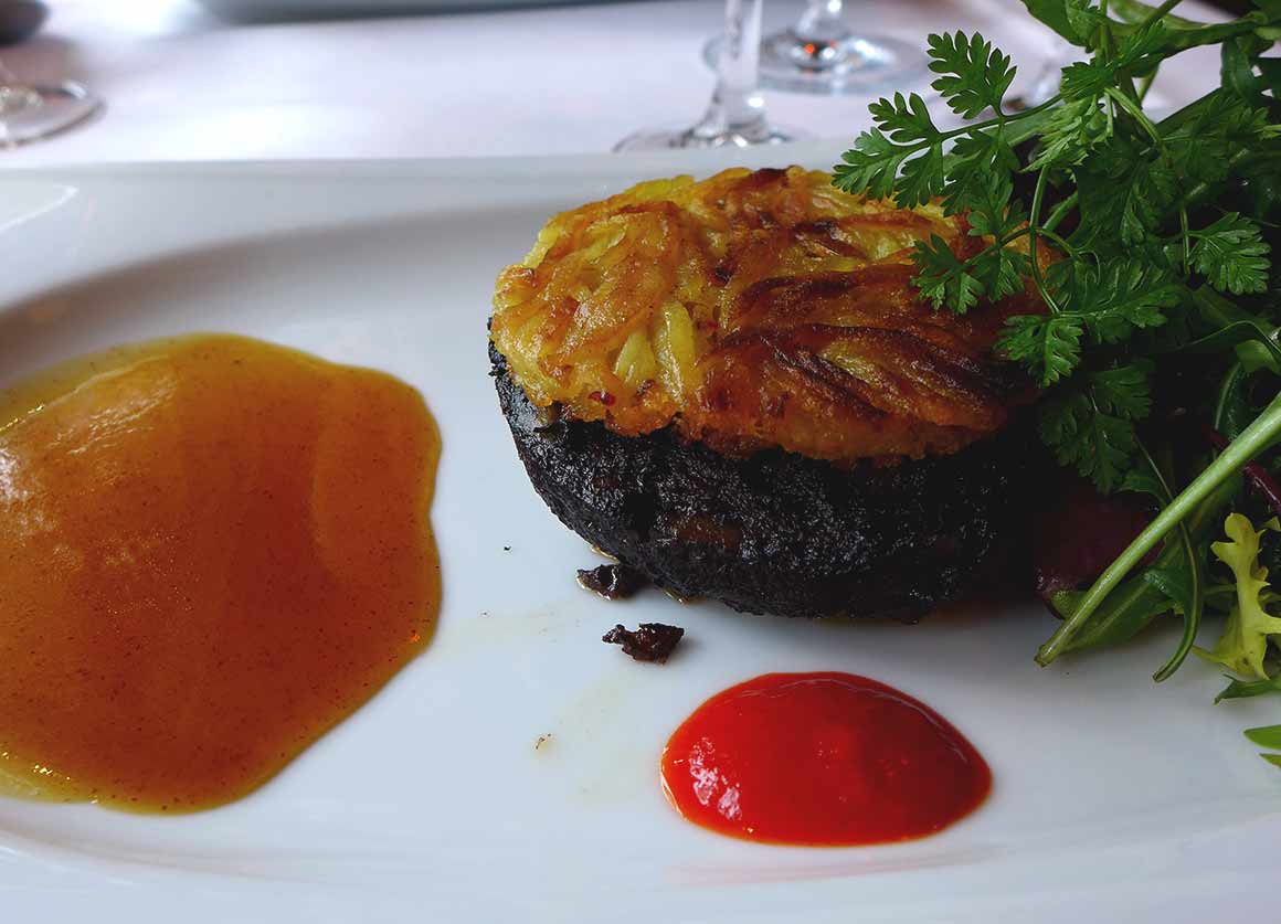 Restaurant Le Petit Sommelier, Croustillant de boudin noir