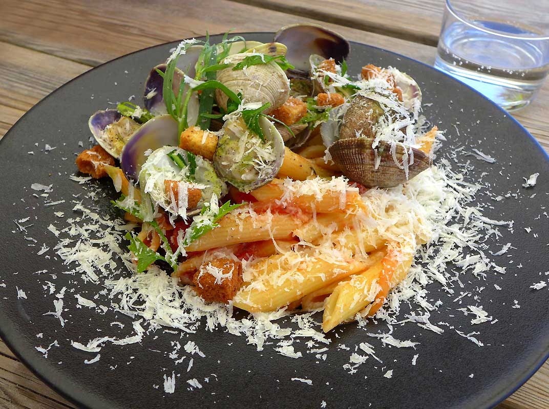 Restaurant Le Récif : Penne au bouillon de poule