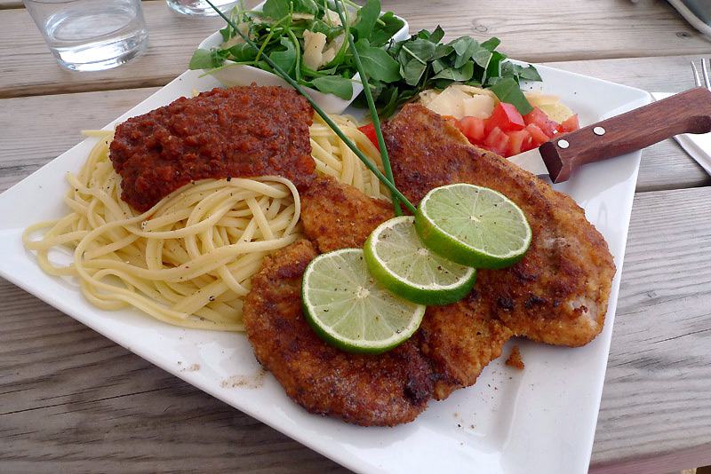 Restaurant Le Récif : L'escalope milanaise