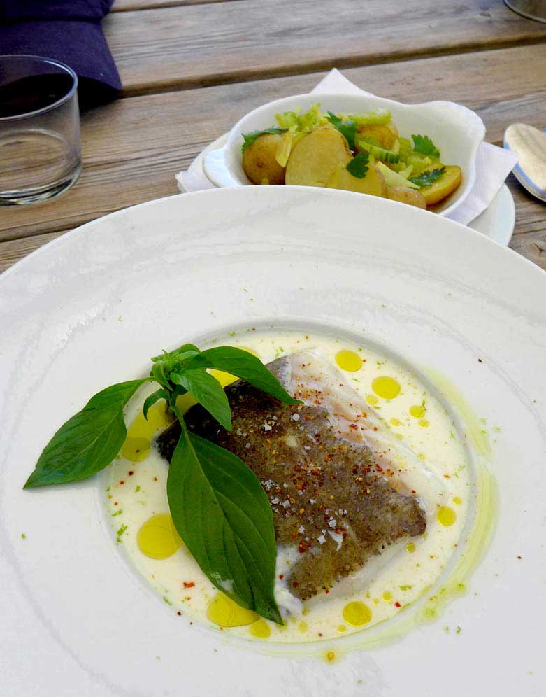 Restaurant Le Récif : Cabillaud au lait de coco